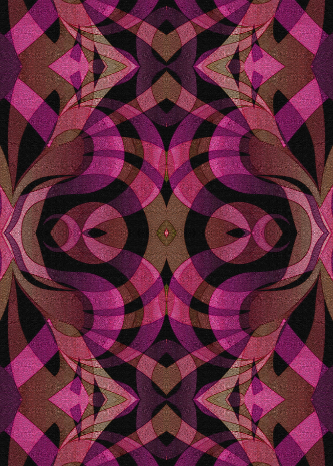 Floral Geometric Abstract G58