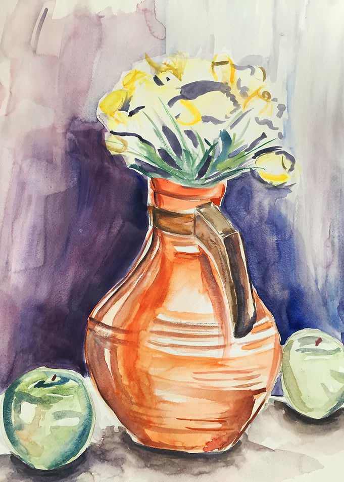 Still Life with Orange Jug