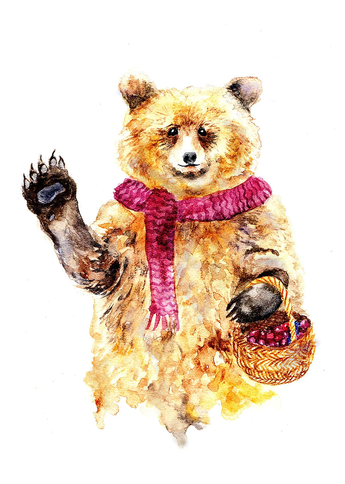 Bear says Hello