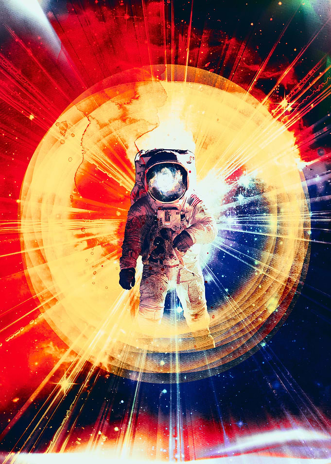 A retro digital compositio