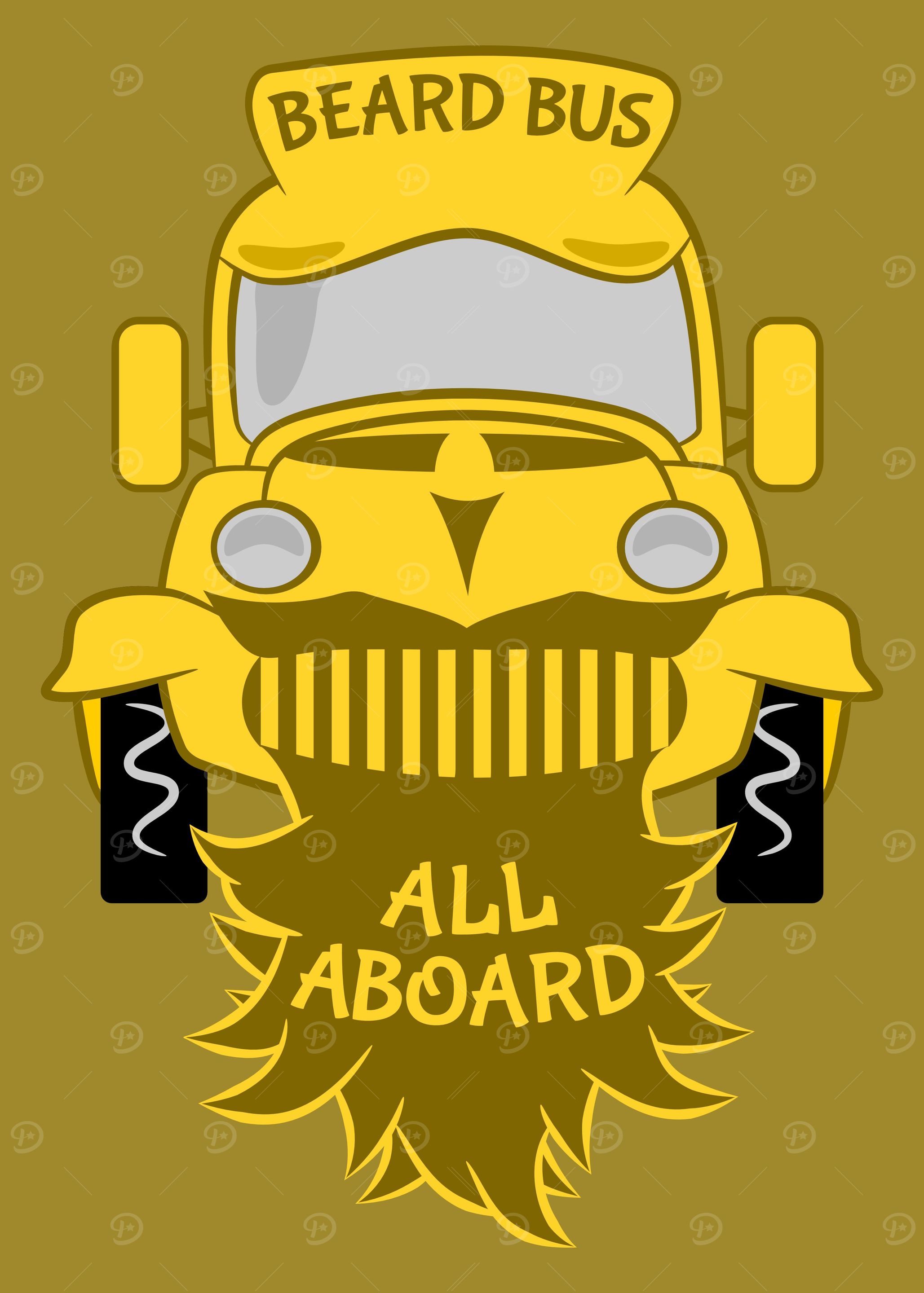 All aboard the beard bus. A bit of motivation to get th ...