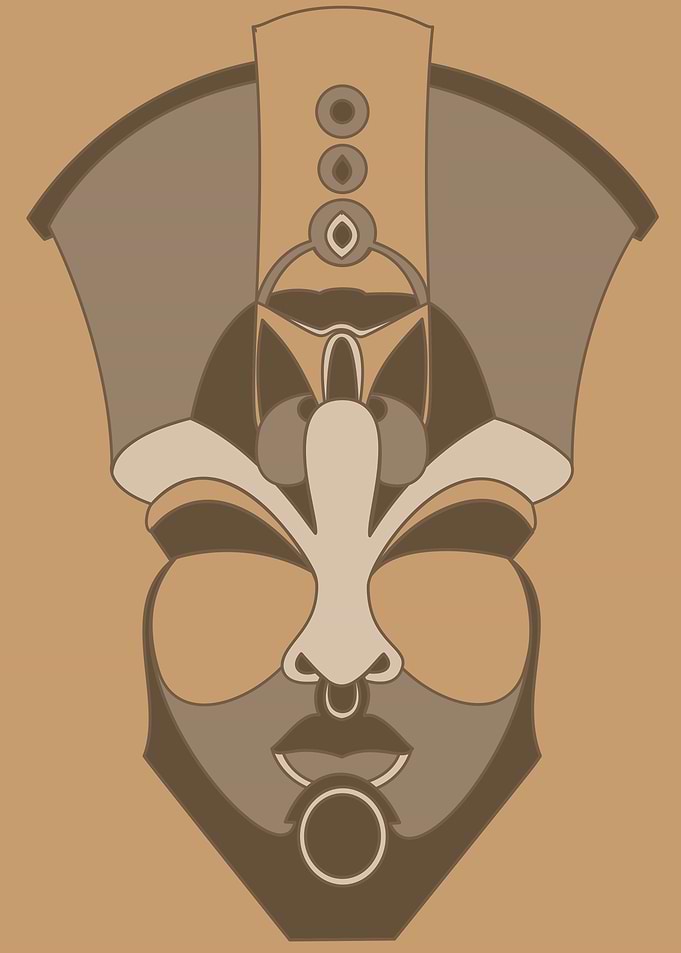 AFRO-DECO is a unique line of mask illustrations. Each ...