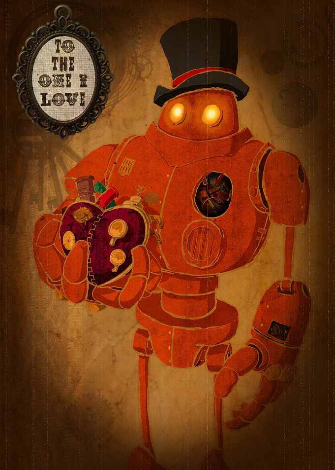 To the One I Love. This steampunk / dieselpunk robot o ...