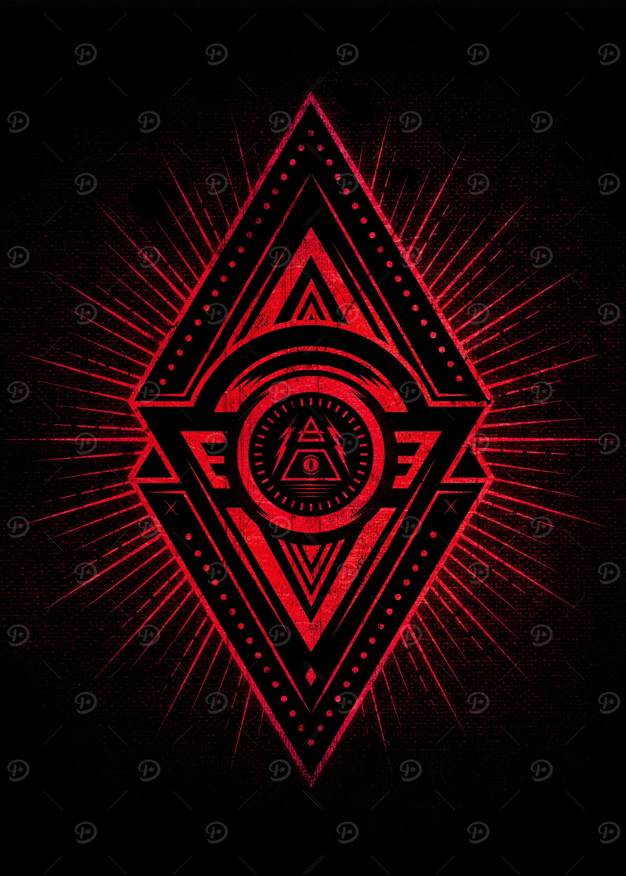 The Eye of Providence is watching you! (Diabolic red Fr ...