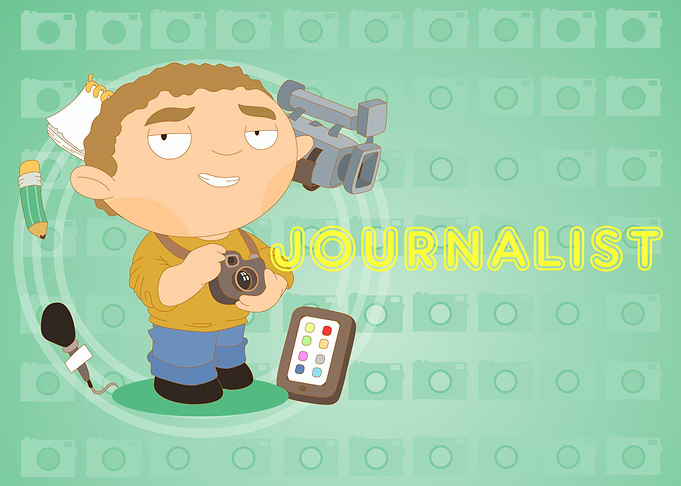 When I grow up, I want to be...journalist