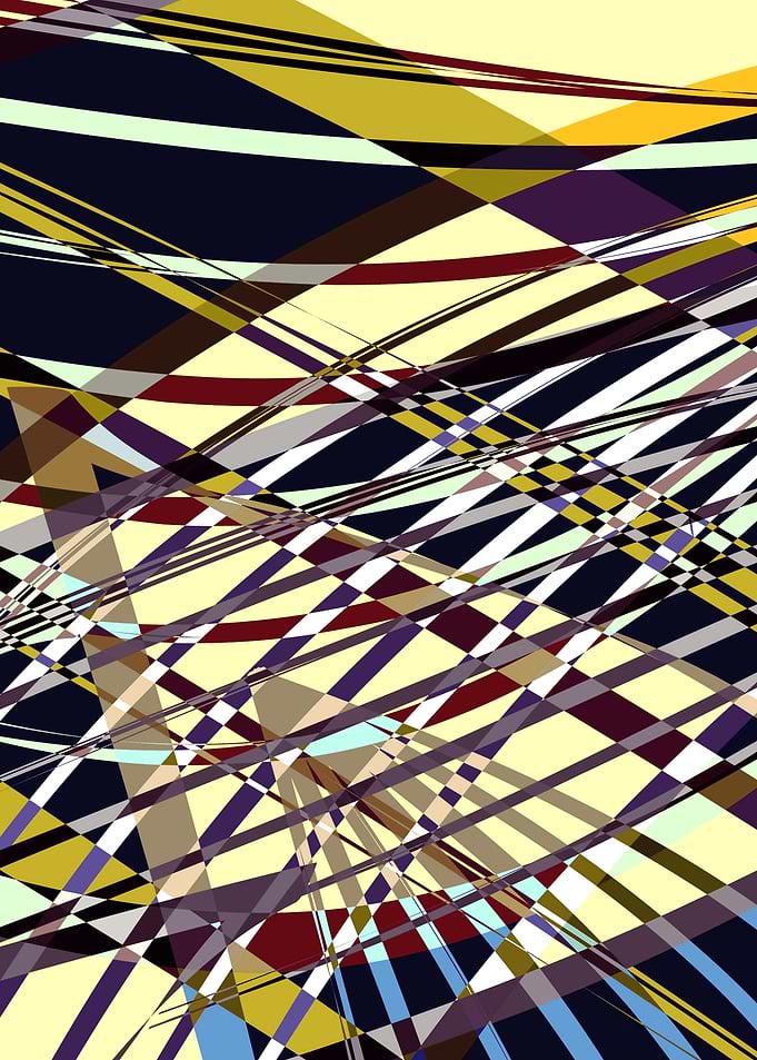 SWEEPING LINE PATTERN I-E3 || Vector Art. ©2015 by Pia ...