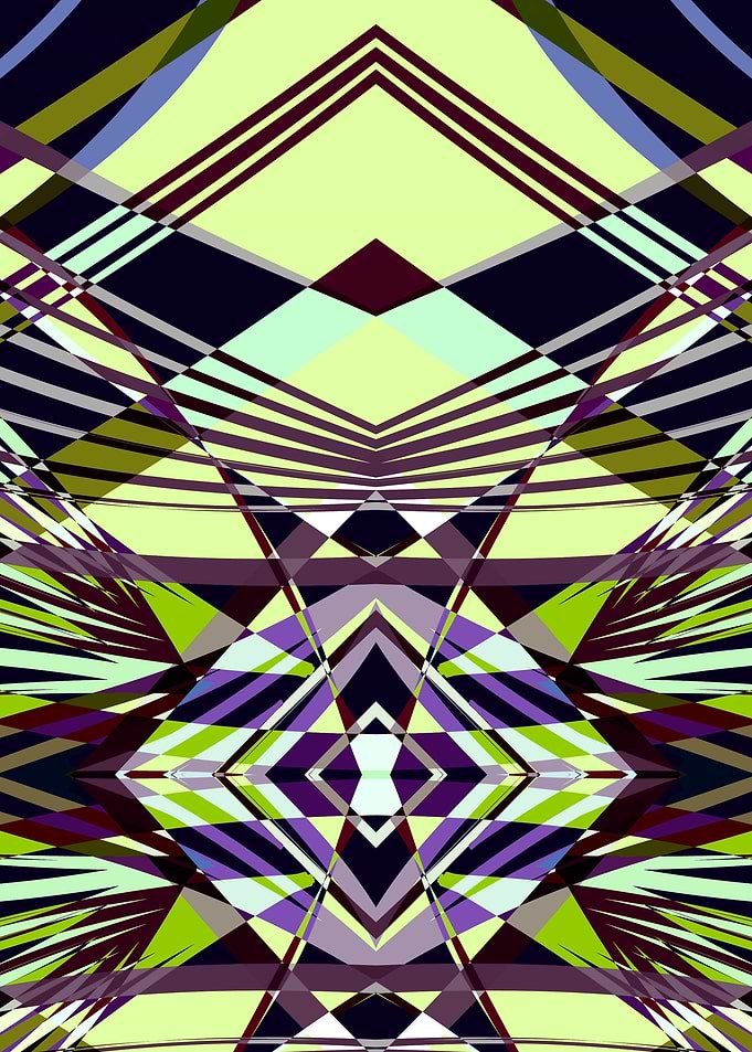 SWEEPING LINE PATTERN I-E4A5 || Vector Art. ©2015 by Pi ...