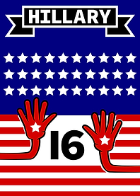 Hillary Clinton Supporters design. This design features ...