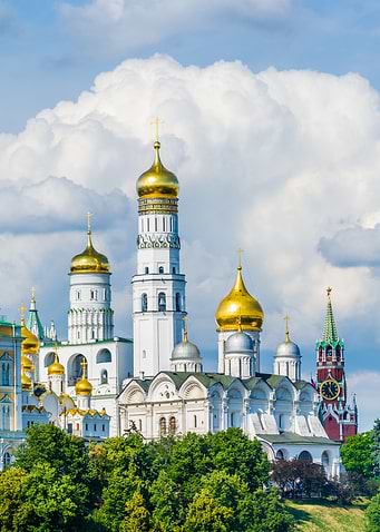 Moscow Kremlin In Summer
