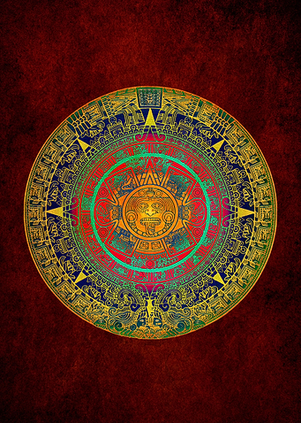 Aztec Sun God