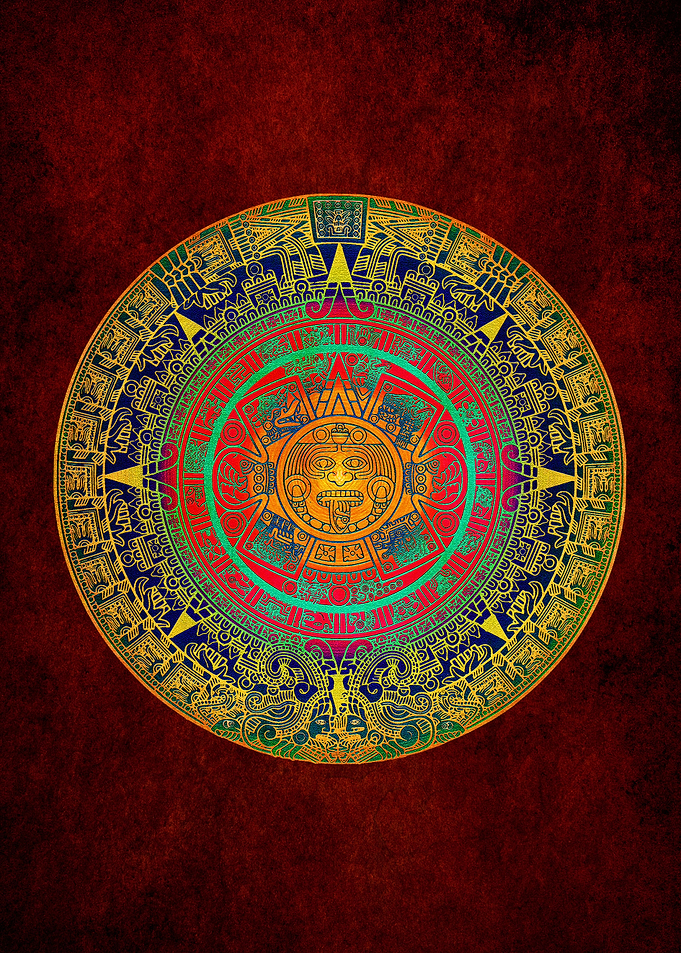 Aztec Sun God