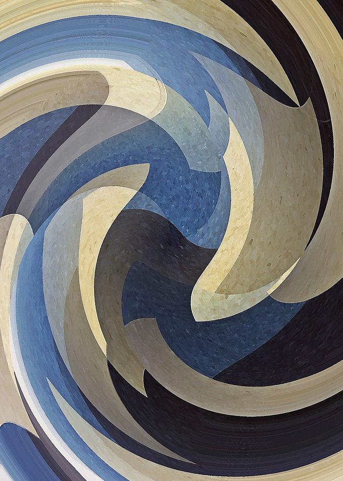 Bluetan Swirl