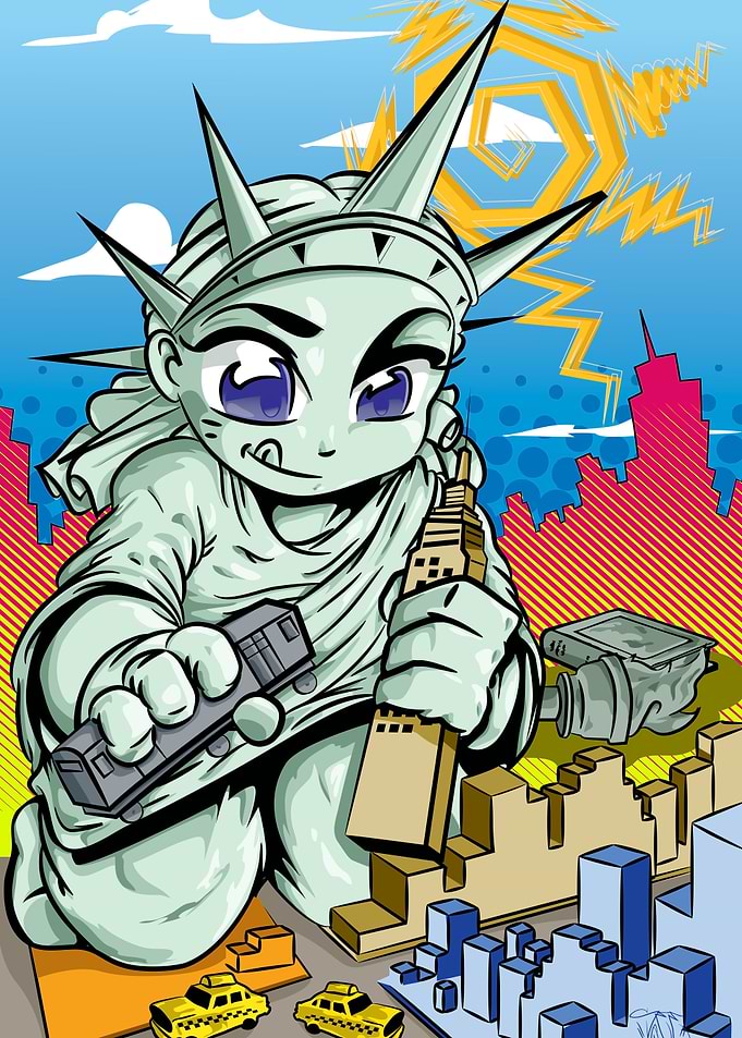 Little Liberty is my Characterized version of New York& ...