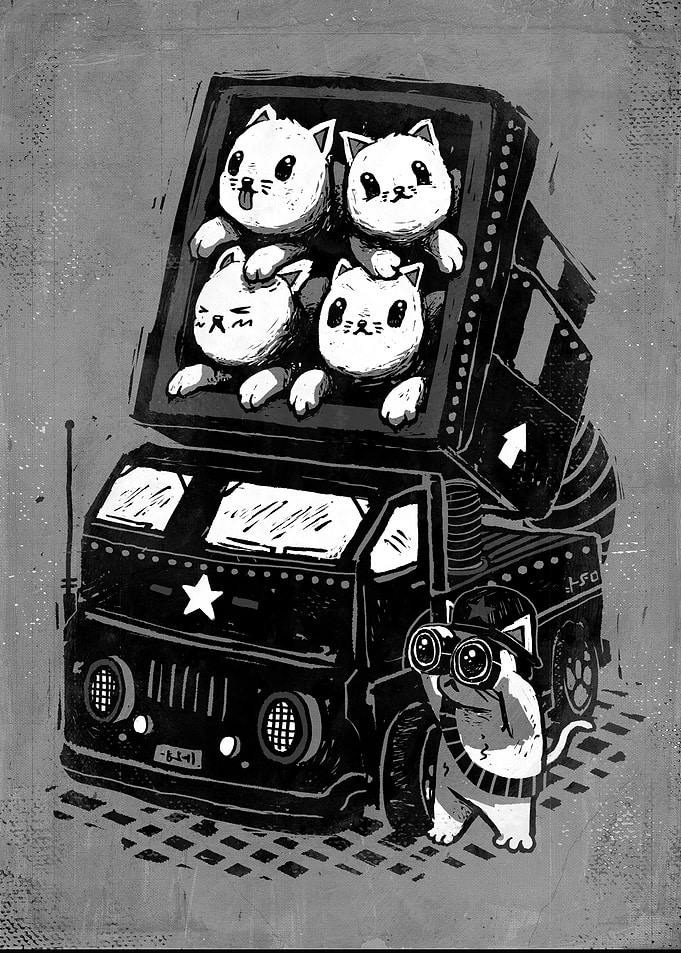Kitty Cannon (Grunge variation) by Ronan Lynam