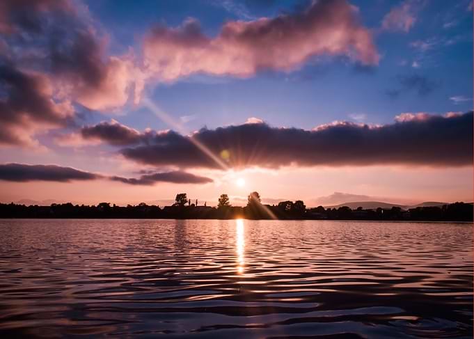 Hollingworth Lake Sunset by Marc Newton