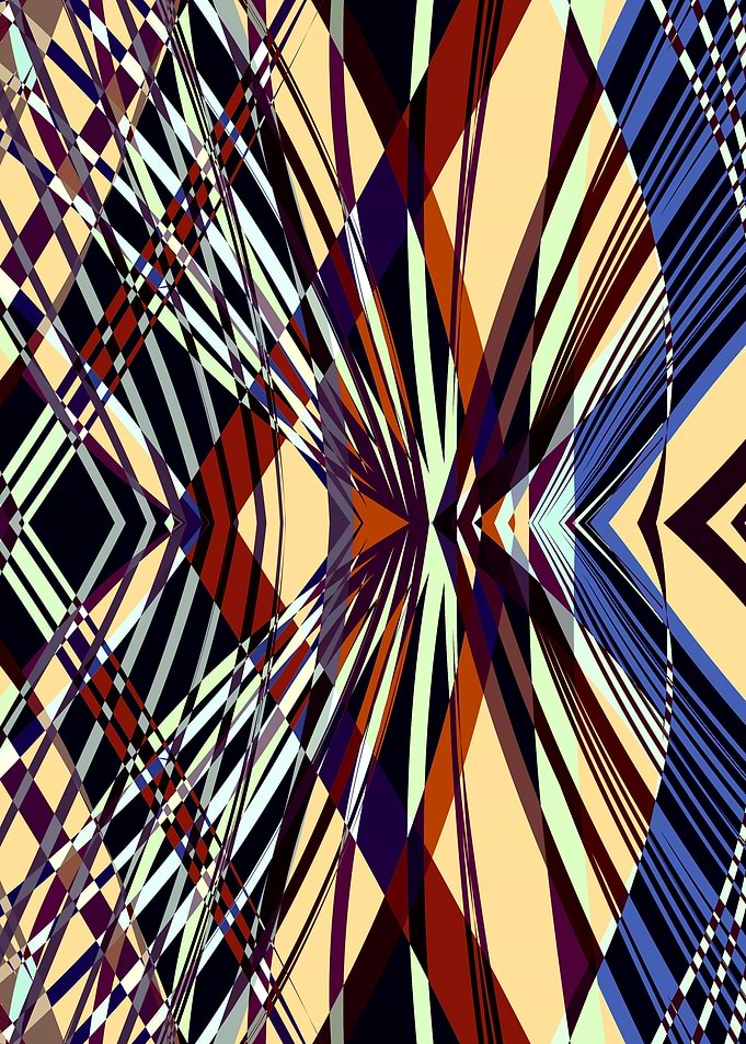 SWEEPING LINE PATTERN III-B || Vector Art. ©2015 by Pia ...