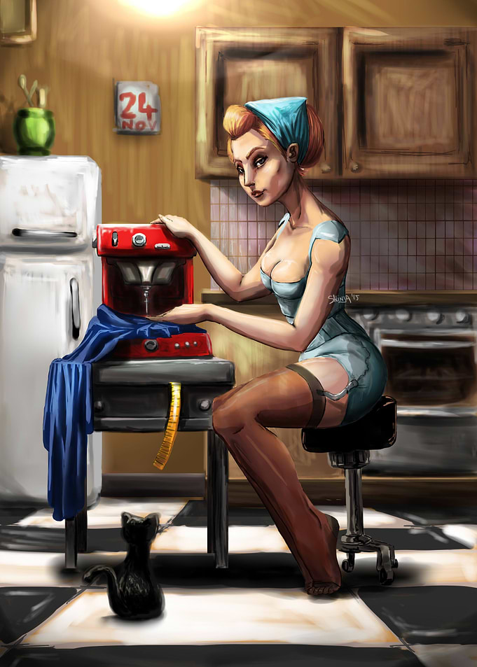 Pin Up Seamstress