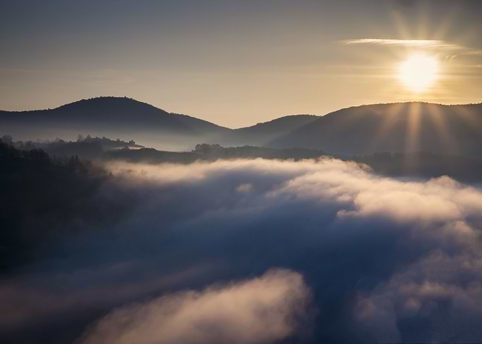 Suns first light