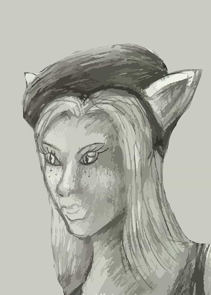 Fox lady white