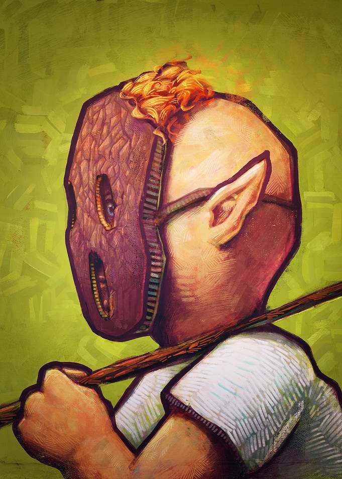 The Spooky Mask by Ronan Lynam