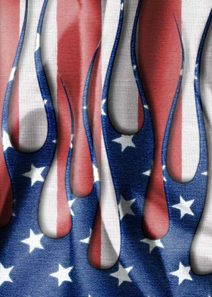 American Flag Flames, made with love.