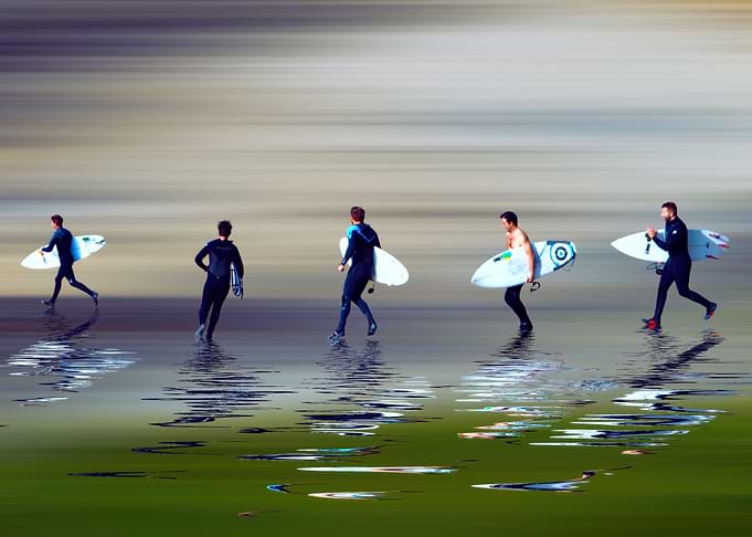 Lets go surf