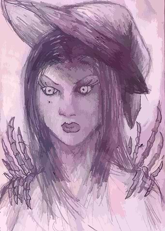 Purple witch