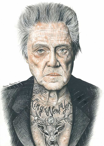 Christopher Walken inked