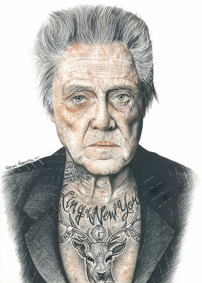 Christopher Walken inked