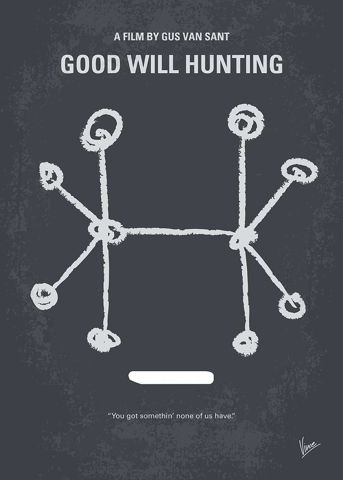 No461 My Good Will Hunting minimal movie poster Will H ...