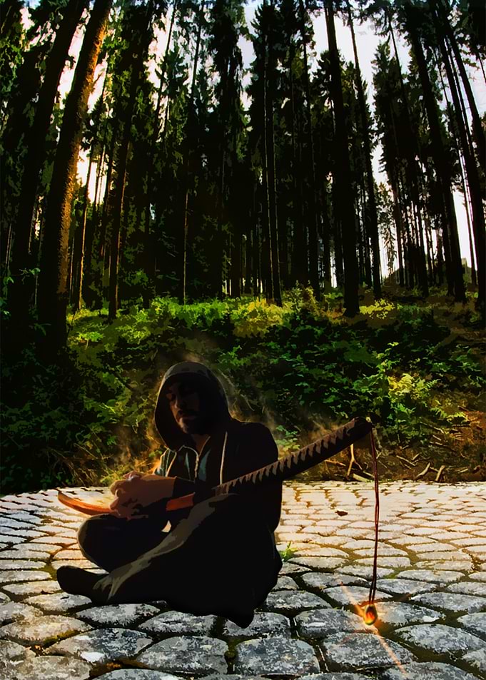 The Dream of Silence (Iam the Person at the Picture.)