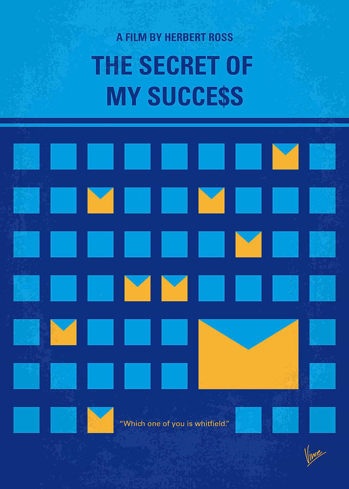 No464 My THE SECRET SUCCES minimal movie poster A tale ...