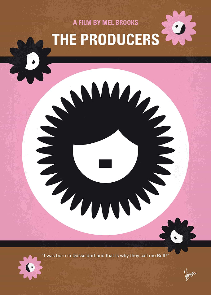 No467 My The Producers minimal movie poster Producers ...