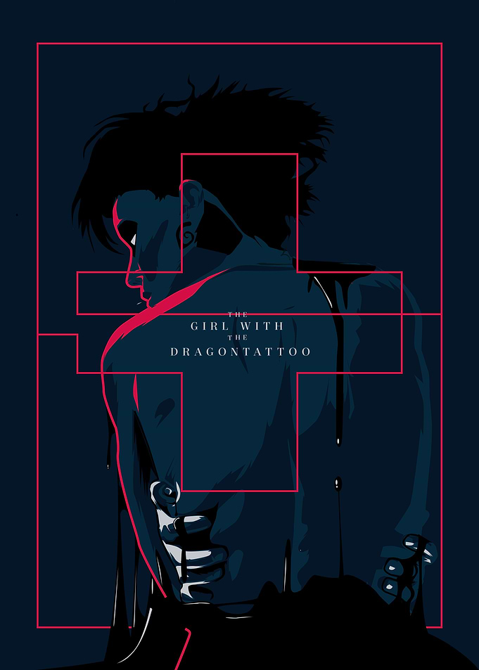 The girl with dragon tattoo - Alternative movie poster