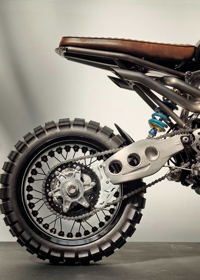 Triumph motorcycle rear tyre