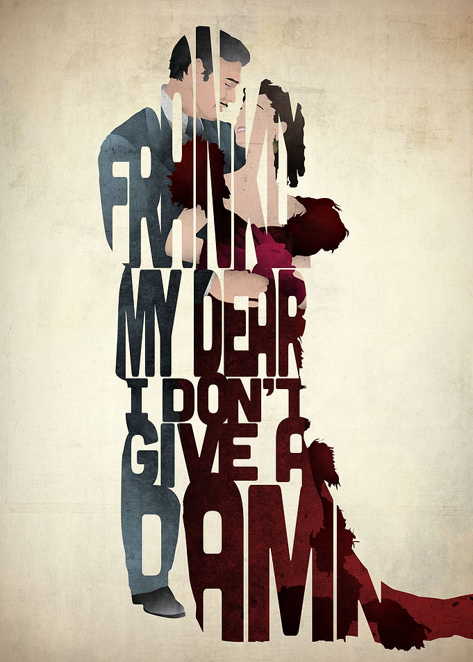 Scarlett O Hara, Rhett Butler Gone - With the Wind