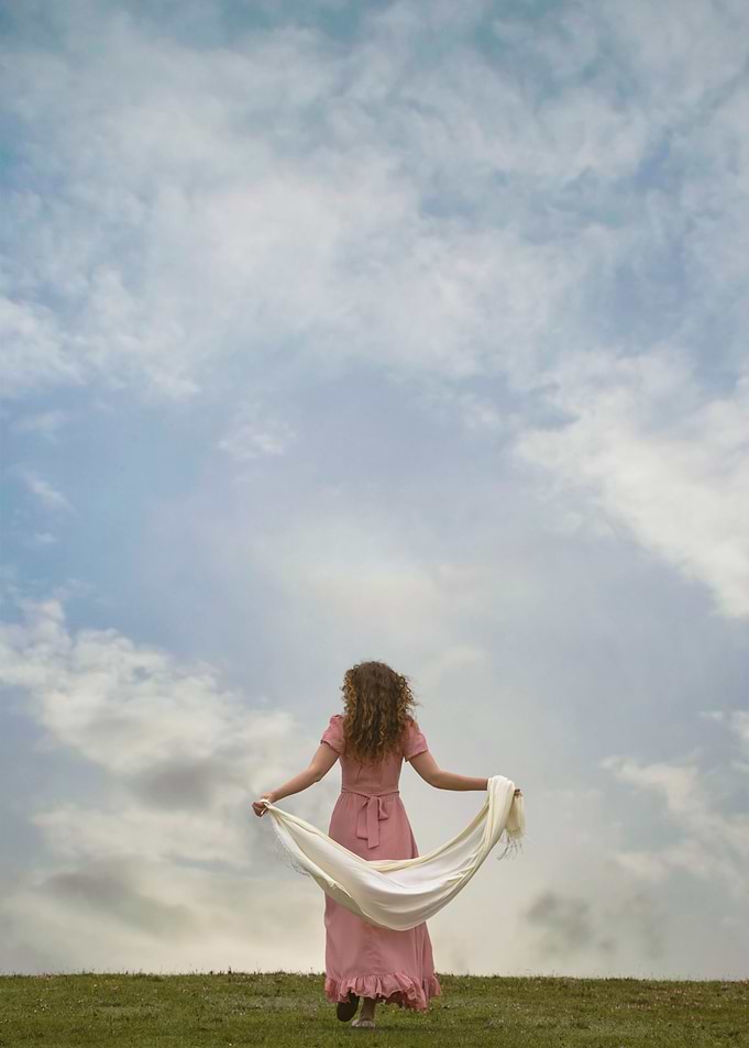 walking into the sky
