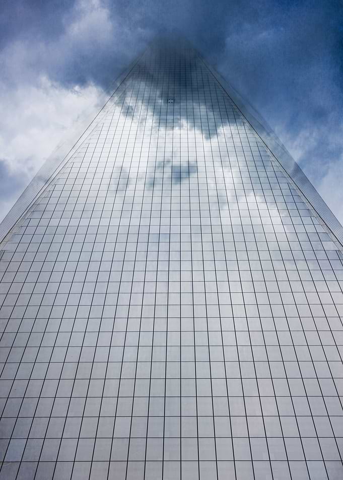 Freedom Tower In Fog