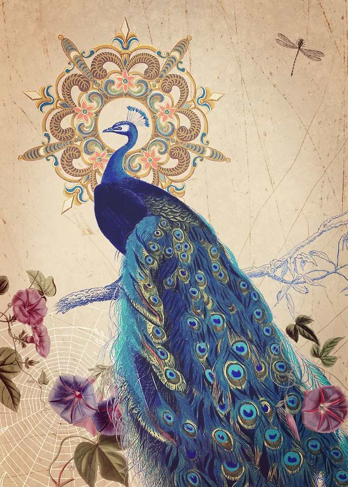 Indigo Spirit Collage