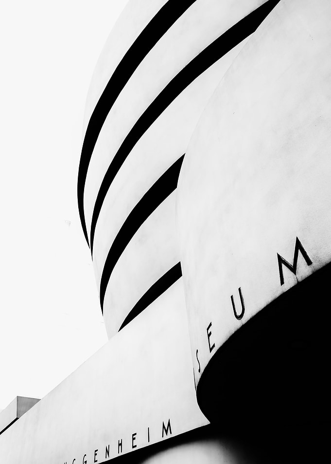 NYC famous Guggenheim Museum design but the famous Amer ...
