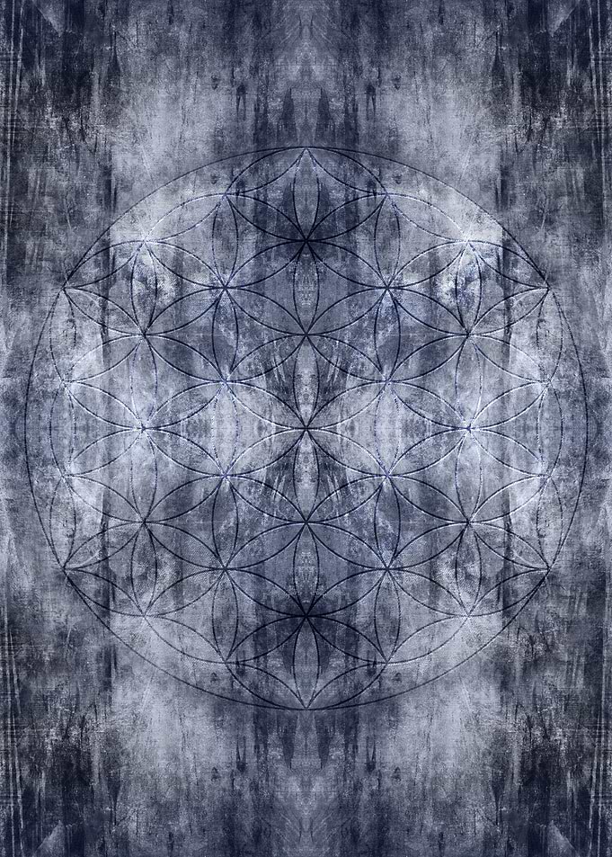 Flower of life / indigo