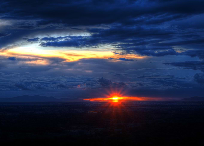 Fiery Sunset