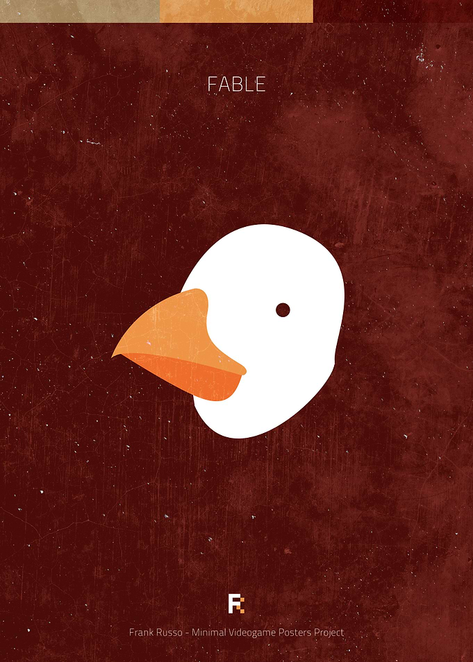 Fable. Minimal Videogame Poster.
