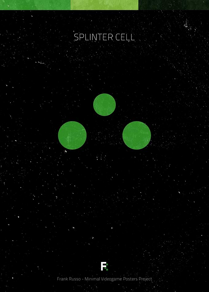 Splinter Cell. Minimal Videogame Poster.