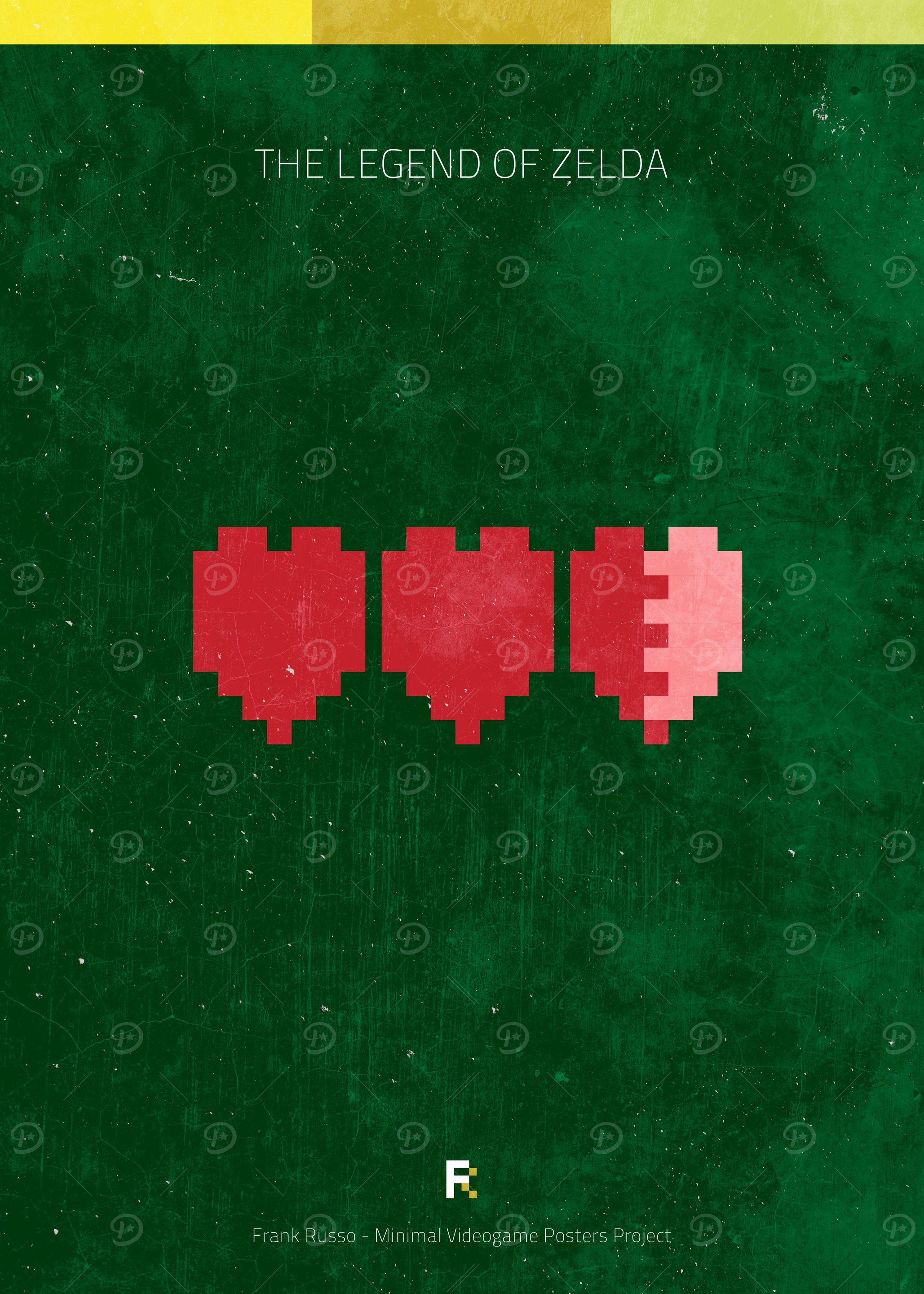 The Legend of Zelda. Minimal Videogame Poster.