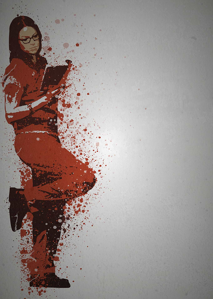 'The Hot One' Splatter effect artwork inspired by Orang ...