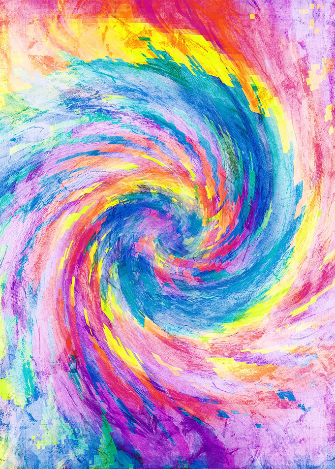 digital tie dye