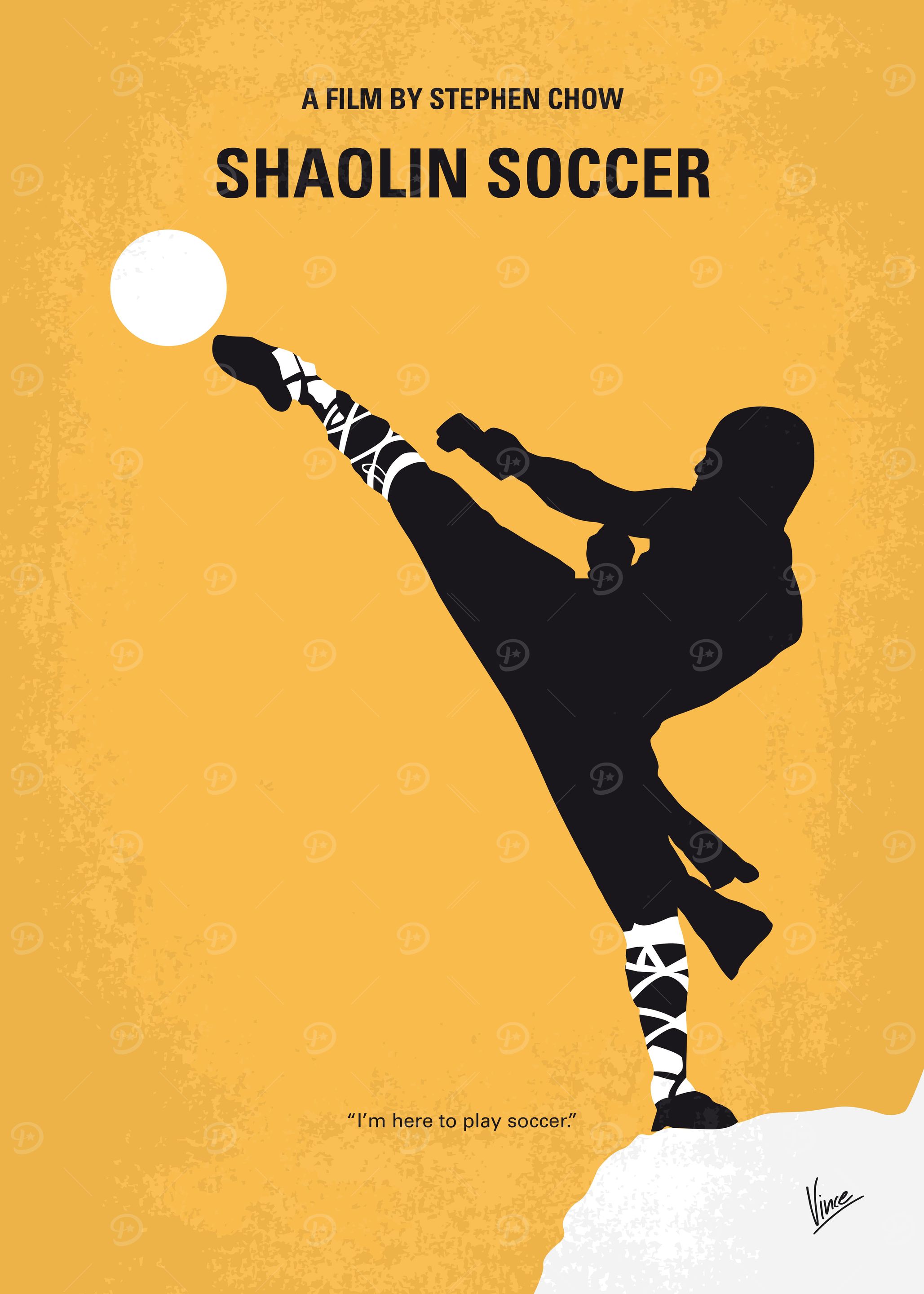 No480 My Shaolin Soccer minimal movie poster A young S ...