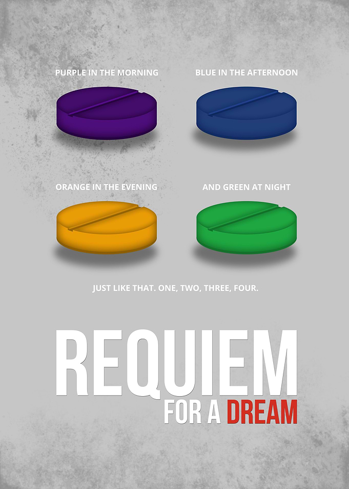 Requiem for a Dream - Minimal Movie Poster