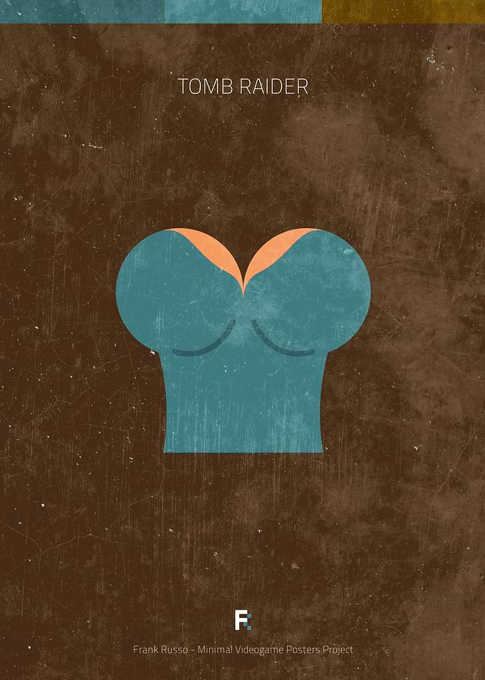 Tomb Raider. Minimal Videogame Poster.